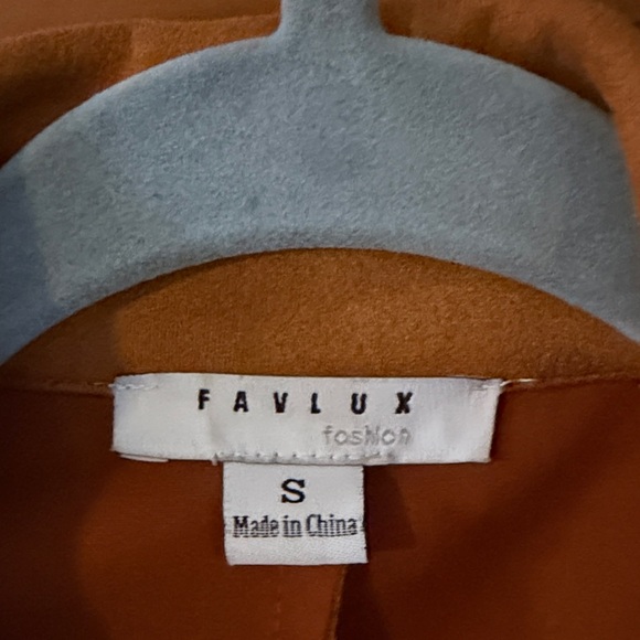 FAVLUX Women's Mustard Trench Coat - Picture 2 of 5